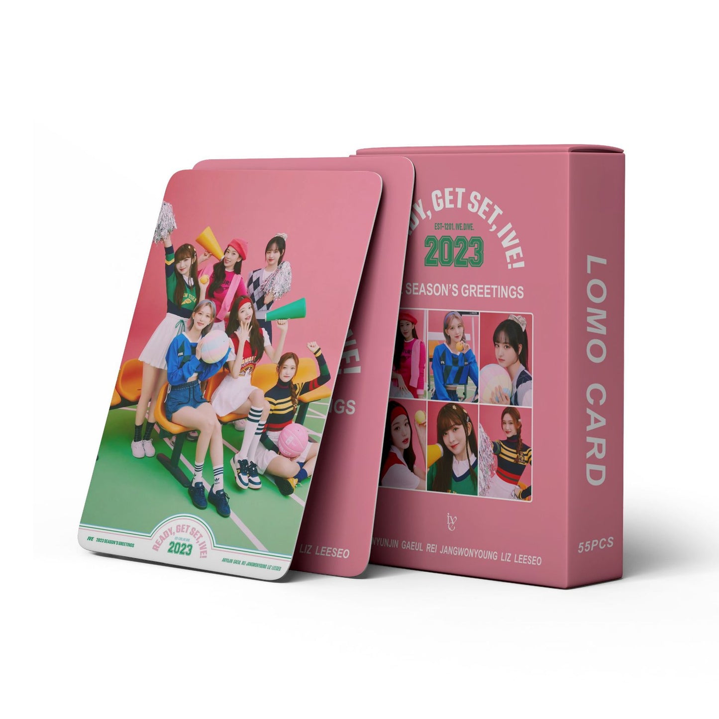 IVE | WAVE, After Like, ELEVEN, LOVE DIVE, I'VE SUMMER, Lovely Vacation, The Prom Queens, I've Ive & 2023 Season's Greetings Photo Card Sets (1 Box = 55 Cards! 🫶)