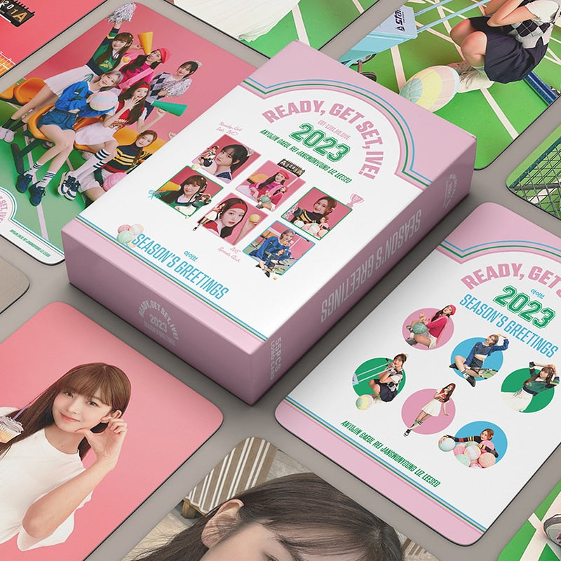 IVE | WAVE, After Like, ELEVEN, LOVE DIVE, I'VE SUMMER, Lovely Vacation, The Prom Queens, I've Ive & 2023 Season's Greetings Photo Card Sets (1 Box = 55 Cards! 🫶)