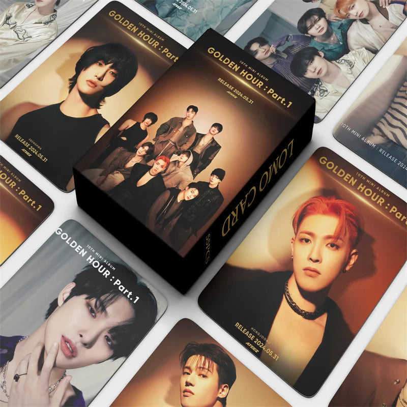 ATEEZ | GOLDEN HOUR : Part.1, THE WORLD EP. FIN: WILL, Limitless, Guerrilla & Paradigm Photo Card Sets (1 Box = 55 Cards! 🫶)