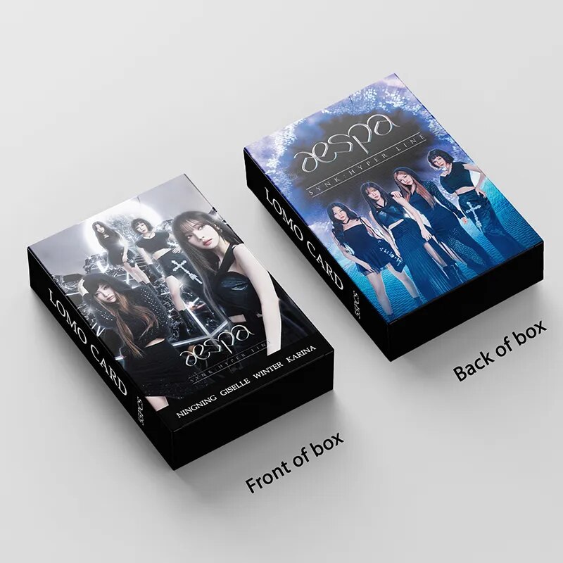 aespa | My World, SYNK : HYPER LINE, Better Things, Girls, ILLUSION Photo Card Sets (1 Box = 55 Cards! 🫶)