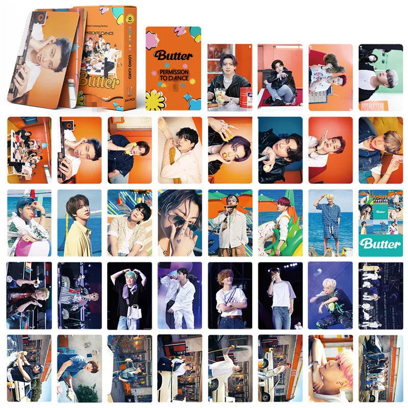 BTS | Golden, Layover, FACE, Jack In The Box, Road to D-Day, The Astronaut, PROOF, Yet To Come, Me, Myself, and Jimin, Jung Kook, V, Jin, RM, Suga, j-hope Photo Card Sets (1 Box = 55 Cards! 🫶)