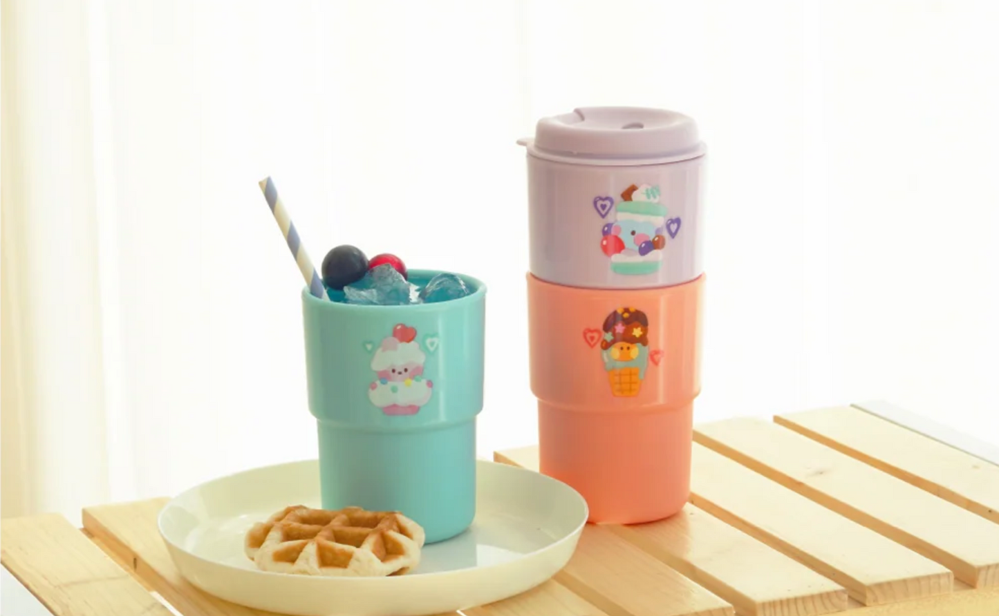 BT21 minini Large Insulated Can Tumbler