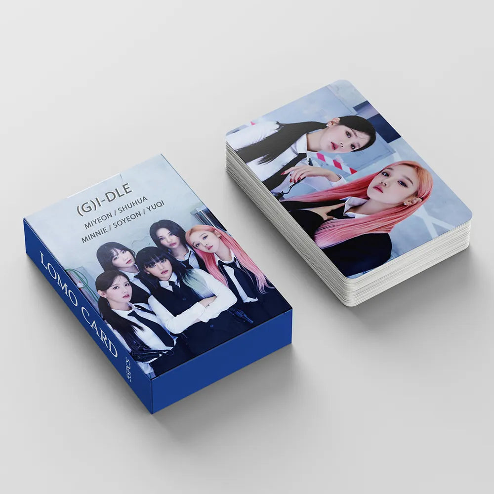 (G)I-DLE | I Feel, I Never Die, I DO, Just Me ( )I-dle, I Love, I Am Free-ty, 2023 Season's Greetings "Blooming Day" Photo Card Sets (1 Box = 55 Cards! 🫶)