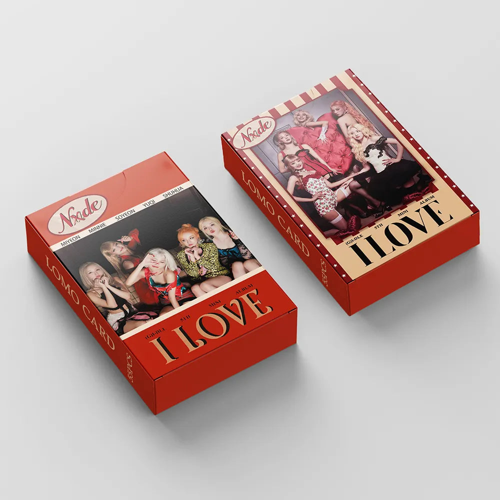 (G)I-DLE | I Feel, I Never Die, I DO, Just Me ( )I-dle, I Love, I Am Free-ty, 2023 Season's Greetings "Blooming Day" Photo Card Sets (1 Box = 55 Cards! 🫶)