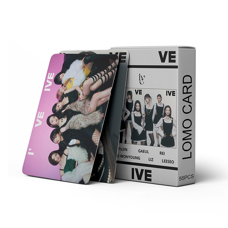 IVE | WAVE, After Like, ELEVEN, LOVE DIVE, I'VE SUMMER, Lovely Vacation, The Prom Queens, I've Ive & 2023 Season's Greetings Photo Card Sets (1 Box = 55 Cards! 🫶)