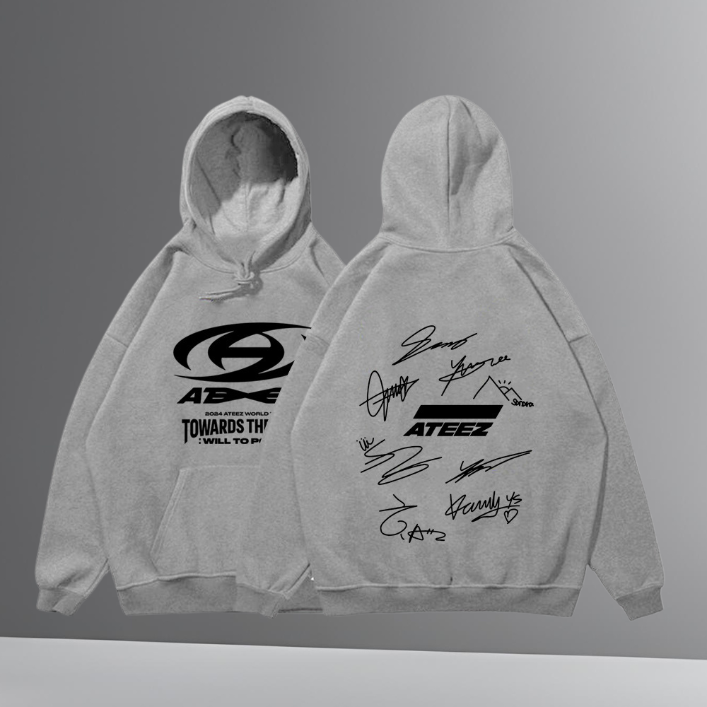 ATEEZ 2024 WORLD TOUR TOWARDS THE LIGHT : WILL TO POWER Signature Hoodie