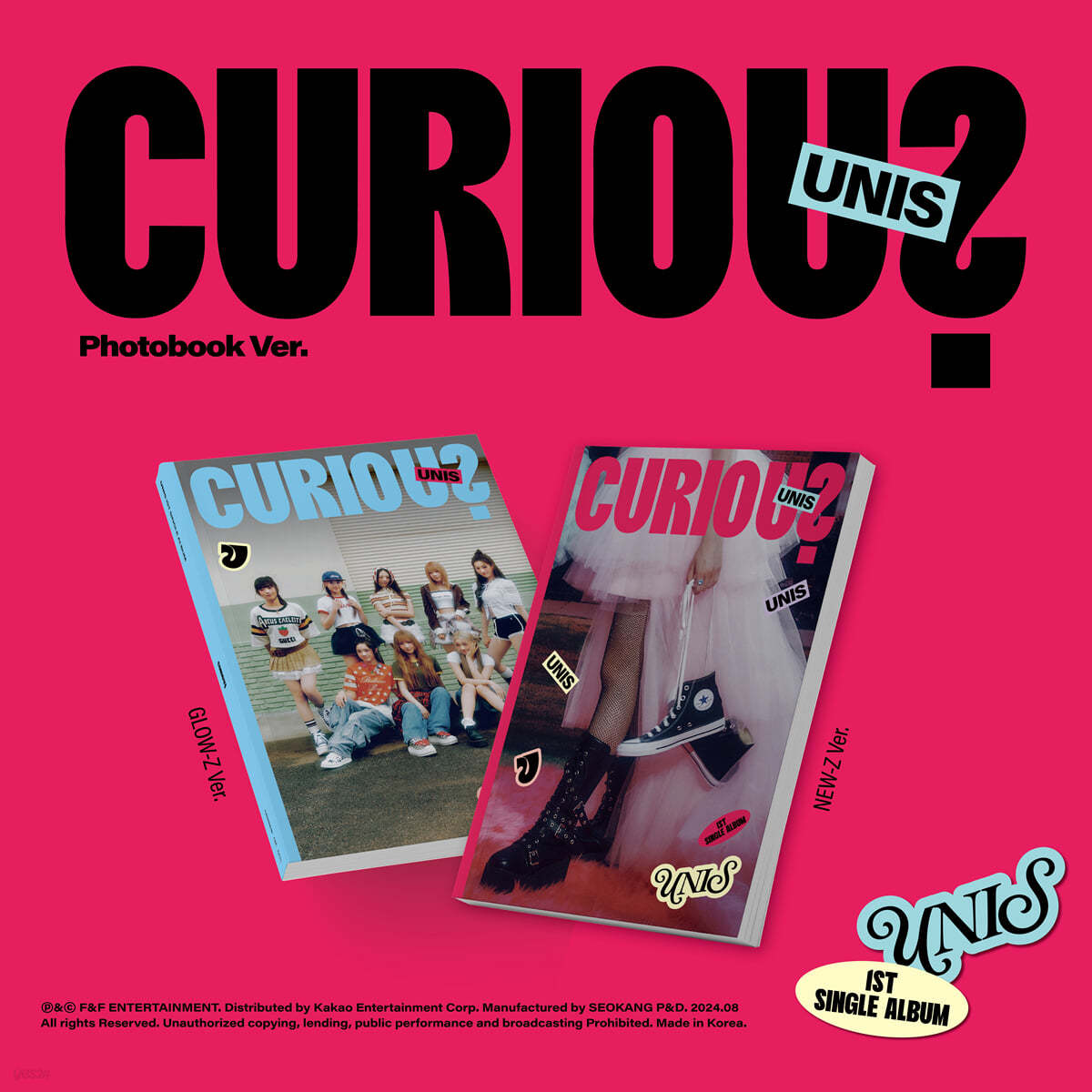 UNIS | CURIOUS (1st Single Album) Photobook ver.