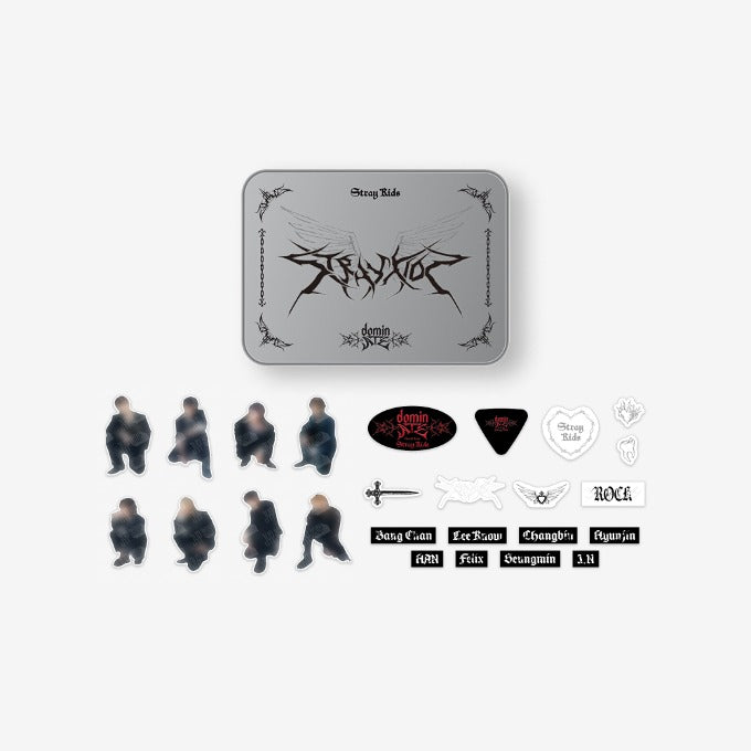 Stray Kids TIN CASE REUSABLE STICKER PACK (dominATE SEOUL)