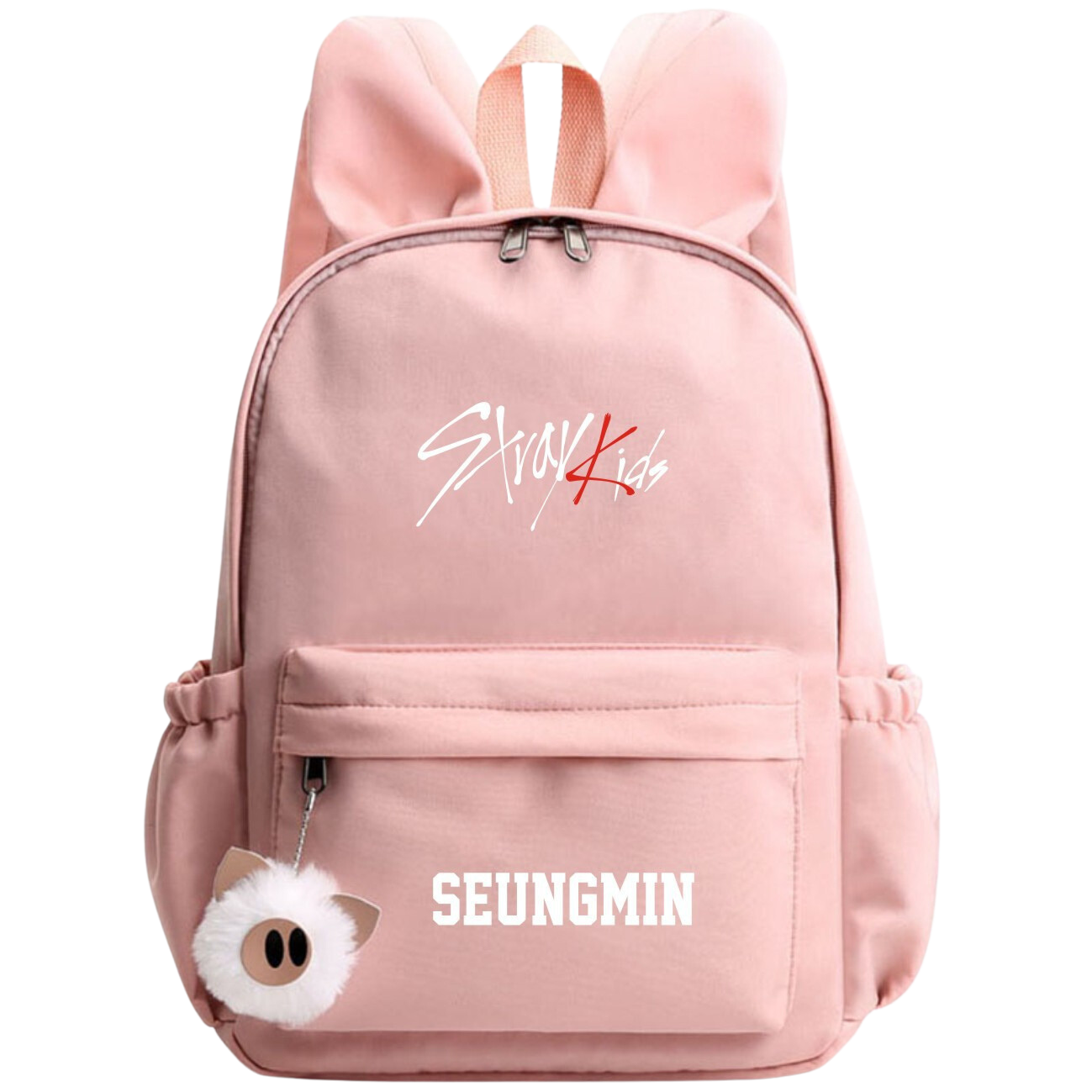 STRAY KIDS | Bunny-Eared School Bag for Loyal STAYs - Boost Your School Vibes with Cute Rabbit Ears: Choose Your Bias & Hop Happily to Class!