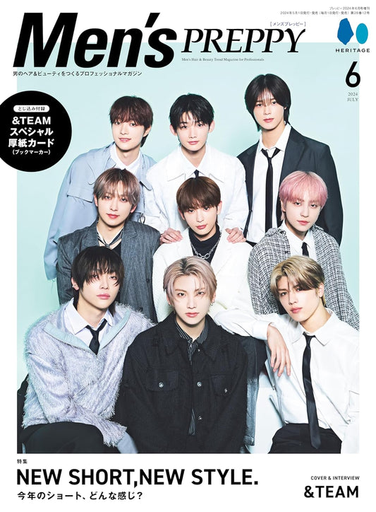 MEN'S PREPPY Japan June 2024 | &TEAM Cover