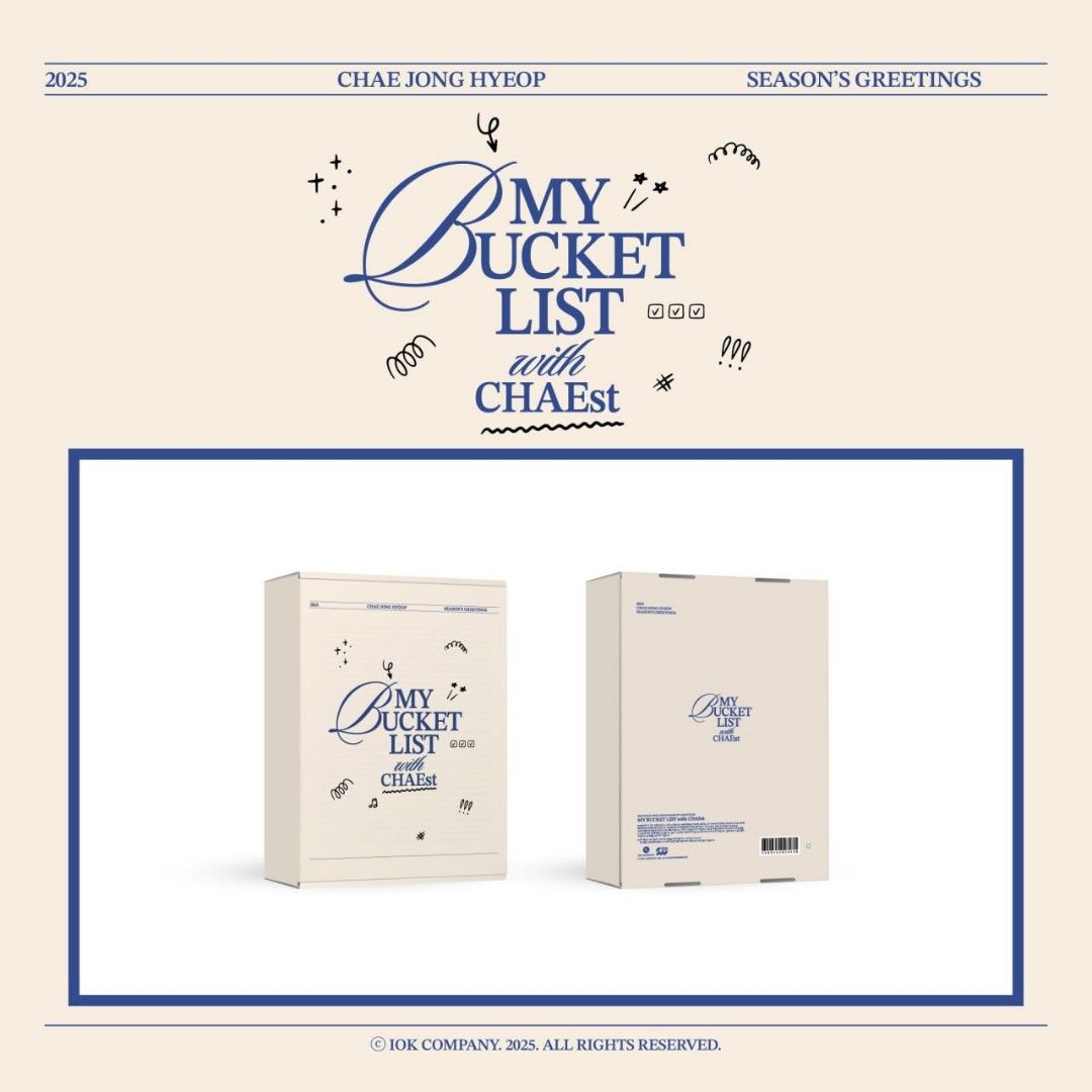 CHAE JONG HYEOP 2025 SEASON’S GREETINGS (MY BUCKET LIST with CHAEst)