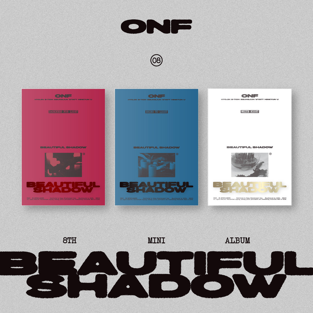 ONF | BEAUTIFUL SHADOW (8th Mini Album)