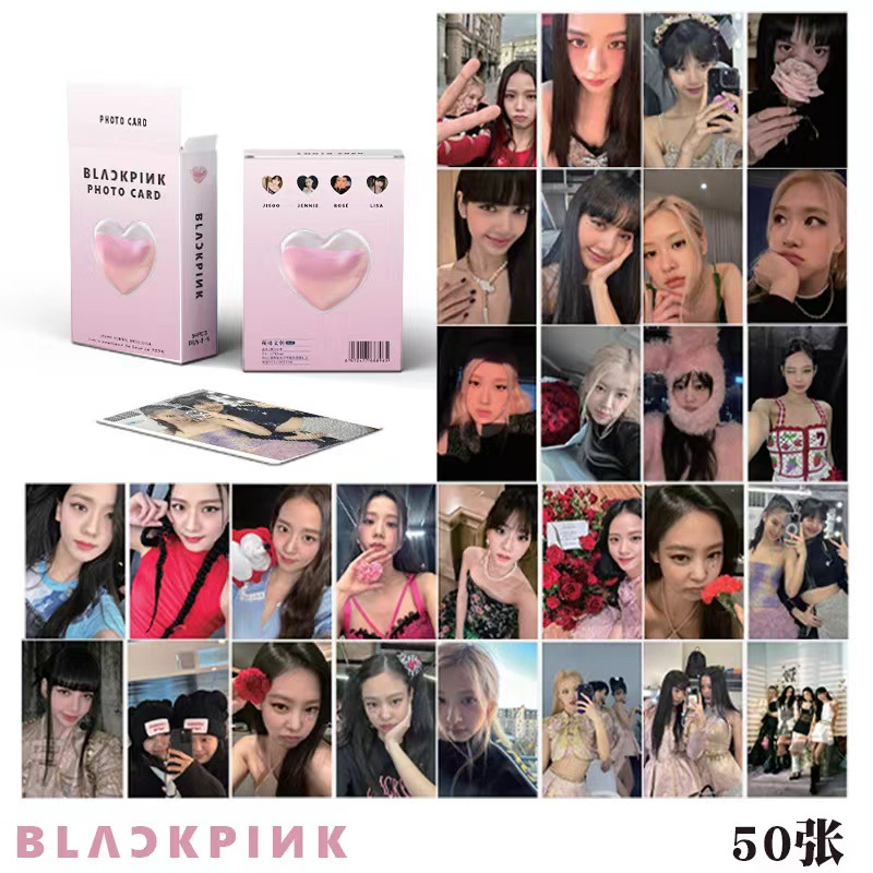 BLACKPINK | THE GAME, 7th Anniversary, JISOO 'ME', Coachella, BORN PINK, Pink Venom, THE ALBUM, LALISA, Summer Diary, Welcoming Collection Photo Card Sets (1 Box = 55 Cards! 🫶)