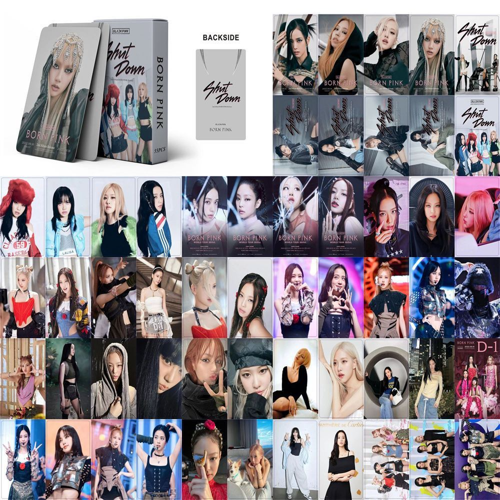 BLACKPINK | THE GAME, 7th Anniversary, JISOO 'ME', Coachella, BORN PINK, Pink Venom, THE ALBUM, LALISA, Summer Diary, Welcoming Collection Photo Card Sets (1 Box = 55 Cards! 🫶)