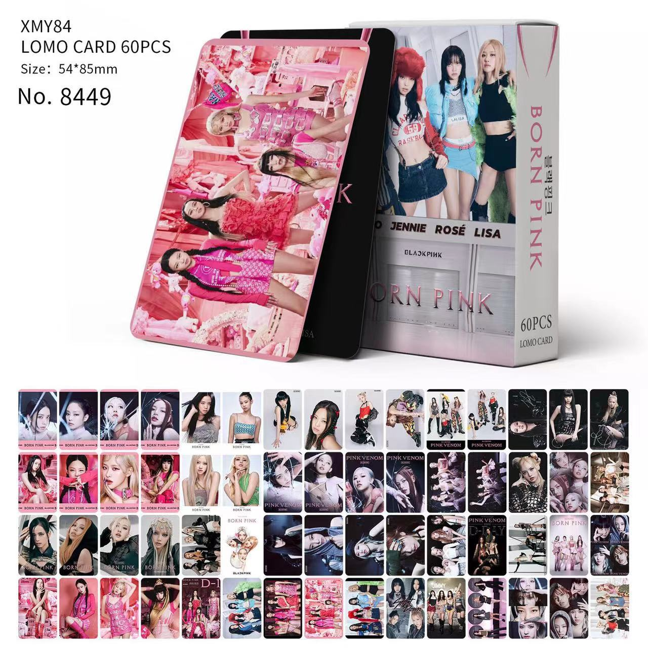 BLACKPINK | THE GAME, 7th Anniversary, JISOO 'ME', Coachella, BORN PINK, Pink Venom, THE ALBUM, LALISA, Summer Diary, Welcoming Collection Photo Card Sets (1 Box = 55 Cards! 🫶)