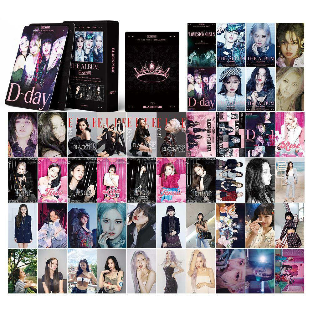 BLACKPINK | THE GAME, 7th Anniversary, JISOO 'ME', Coachella, BORN PINK, Pink Venom, THE ALBUM, LALISA, Summer Diary, Welcoming Collection Photo Card Sets (1 Box = 55 Cards! 🫶)