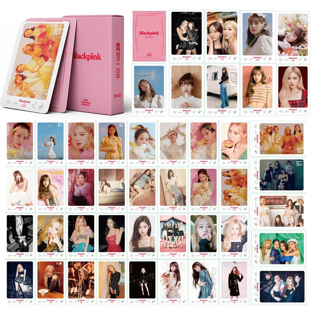 BLACKPINK | THE GAME, 7th Anniversary, JISOO 'ME', Coachella, BORN PINK, Pink Venom, THE ALBUM, LALISA, Summer Diary, Welcoming Collection Photo Card Sets (1 Box = 55 Cards! 🫶)