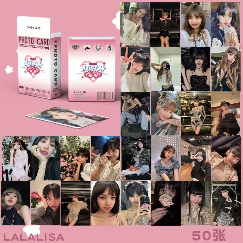 BLACKPINK | THE GAME, 7th Anniversary, JISOO 'ME', Coachella, BORN PINK, Pink Venom, THE ALBUM, LALISA, Summer Diary, Welcoming Collection Photo Card Sets (1 Box = 55 Cards! 🫶)