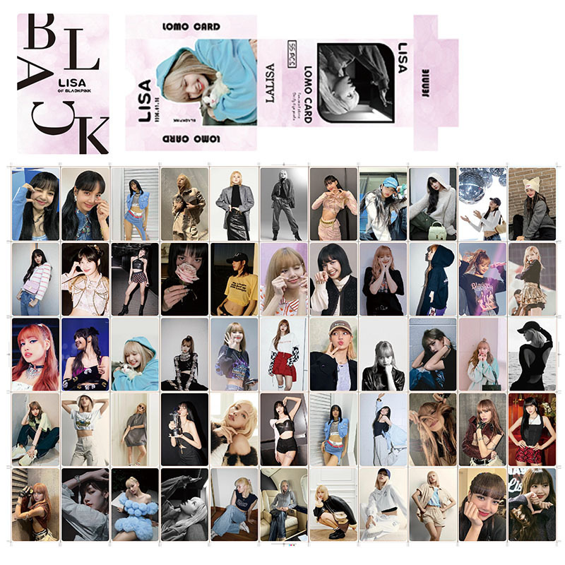 BLACKPINK | THE GAME, 7th Anniversary, JISOO 'ME', Coachella, BORN PINK, Pink Venom, THE ALBUM, LALISA, Summer Diary, Welcoming Collection Photo Card Sets (1 Box = 55 Cards! 🫶)