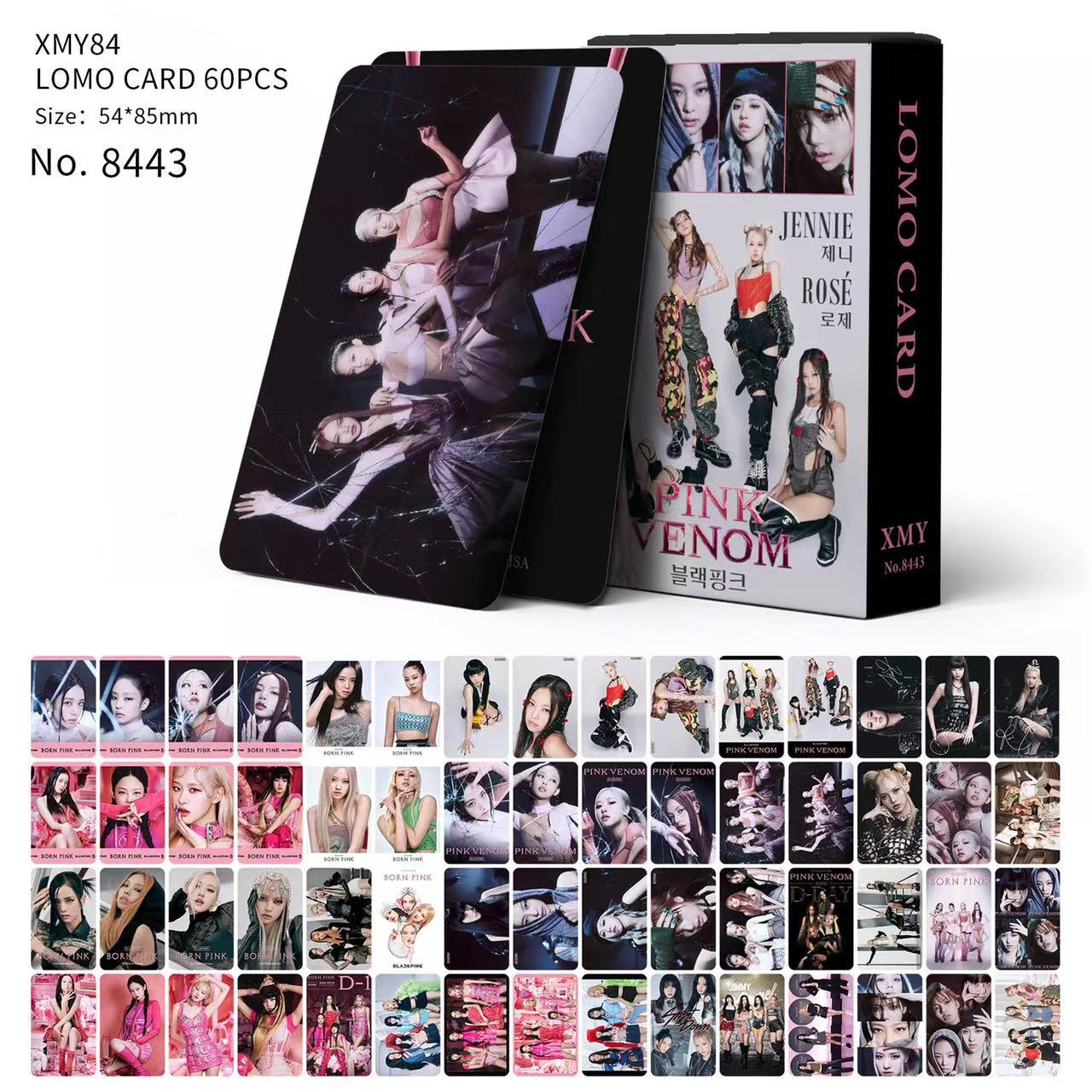 BLACKPINK | THE GAME, 7th Anniversary, JISOO 'ME', Coachella, BORN PINK, Pink Venom, THE ALBUM, LALISA, Summer Diary, Welcoming Collection Photo Card Sets (1 Box = 55 Cards! 🫶)