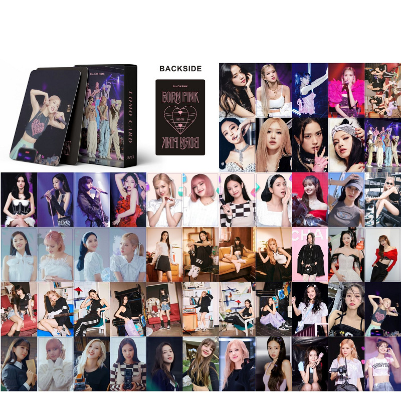 BLACKPINK | THE GAME, 7th Anniversary, JISOO 'ME', Coachella, BORN PINK, Pink Venom, THE ALBUM, LALISA, Summer Diary, Welcoming Collection Photo Card Sets (1 Box = 55 Cards! 🫶)