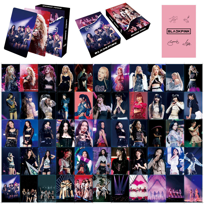 BLACKPINK | THE GAME, 7th Anniversary, JISOO 'ME', Coachella, BORN PINK, Pink Venom, THE ALBUM, LALISA, Summer Diary, Welcoming Collection Photo Card Sets (1 Box = 55 Cards! 🫶)