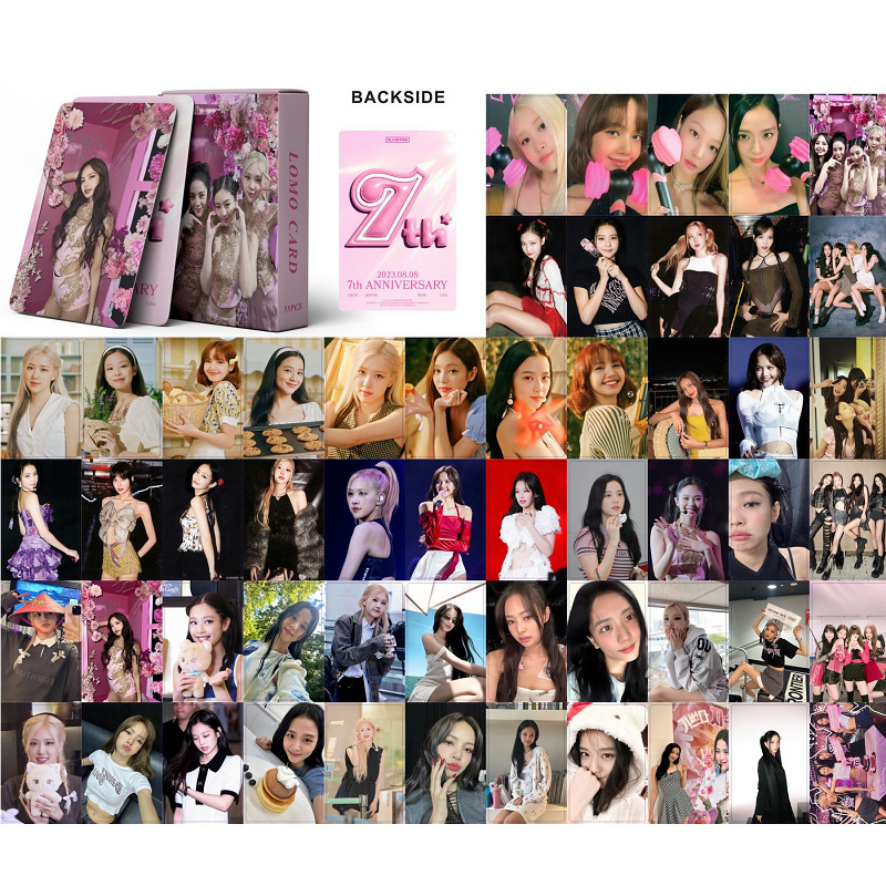 BLACKPINK | THE GAME, 7th Anniversary, JISOO 'ME', Coachella, BORN PINK, Pink Venom, THE ALBUM, LALISA, Summer Diary, Welcoming Collection Photo Card Sets (1 Box = 55 Cards! 🫶)