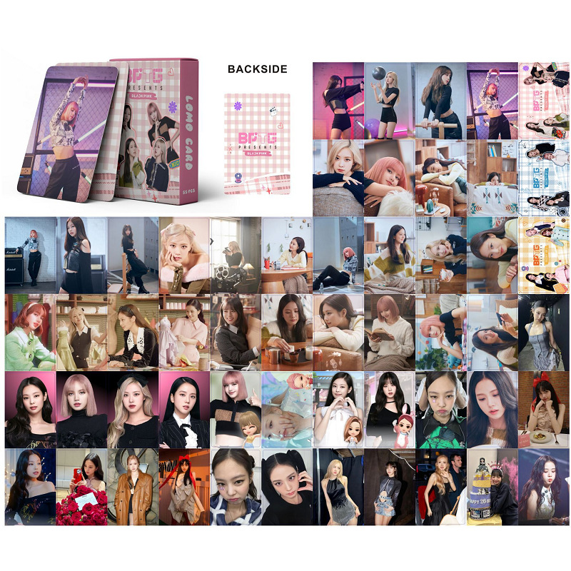 BLACKPINK | THE GAME, 7th Anniversary, JISOO 'ME', Coachella, BORN PINK, Pink Venom, THE ALBUM, LALISA, Summer Diary, Welcoming Collection Photo Card Sets (1 Box = 55 Cards! 🫶)