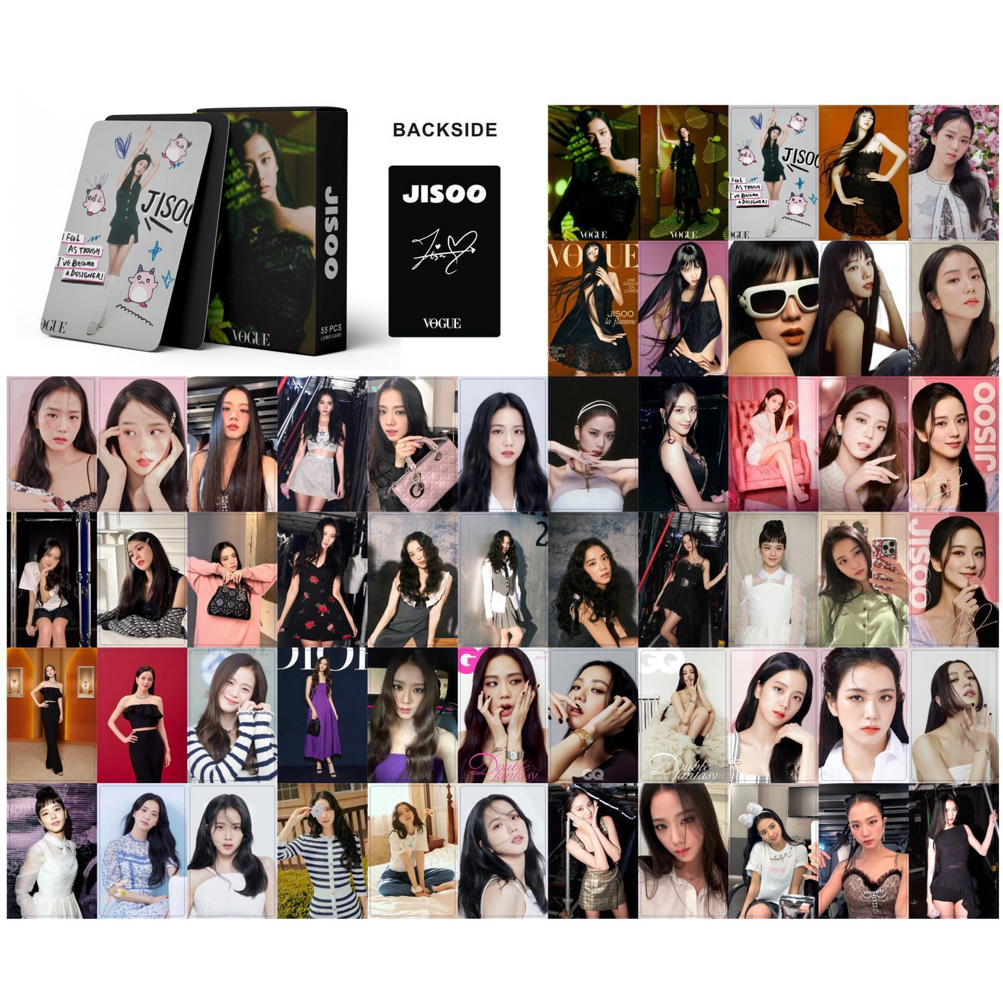 BLACKPINK | THE GAME, 7th Anniversary, JISOO 'ME', Coachella, BORN PINK, Pink Venom, THE ALBUM, LALISA, Summer Diary, Welcoming Collection Photo Card Sets (1 Box = 55 Cards! 🫶)