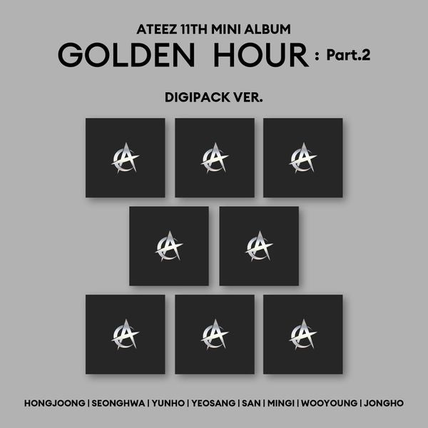 (PRE-ORDER) ATEEZ | GOLDEN HOUR : Part.2 (11th Mini Album) Digipack ver.