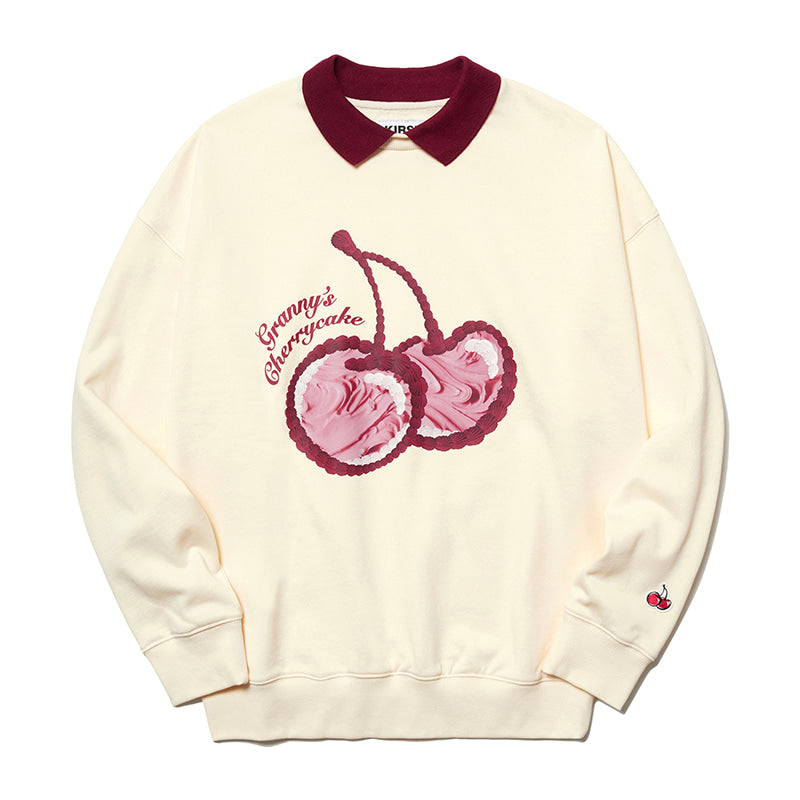 KIRSH Korea - Big Cherry Cake Sweatshirt - Rosé K-Shop