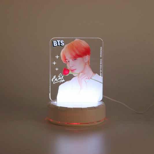 BTS - Jimin, Jung Kook, V, JIN, RM, j-hope, SUGA | LED Desk / Bedside Lamp with USB cable