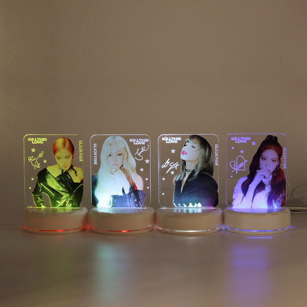 BLACKPINK JISOO ペンライト BLACKPINK Jisoo Official Lightstick Ver 2 Photocard Photo