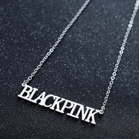 BLACKPINK Rosé Lisa Jennie And Jisoo's Name Necklace - "BLACKPINK" Necklace - Rosé K-Shop