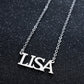 BLACKPINK Rosé Lisa Jennie And Jisoo's Name Necklace - "LISA" Necklace - Rosé K-Shop