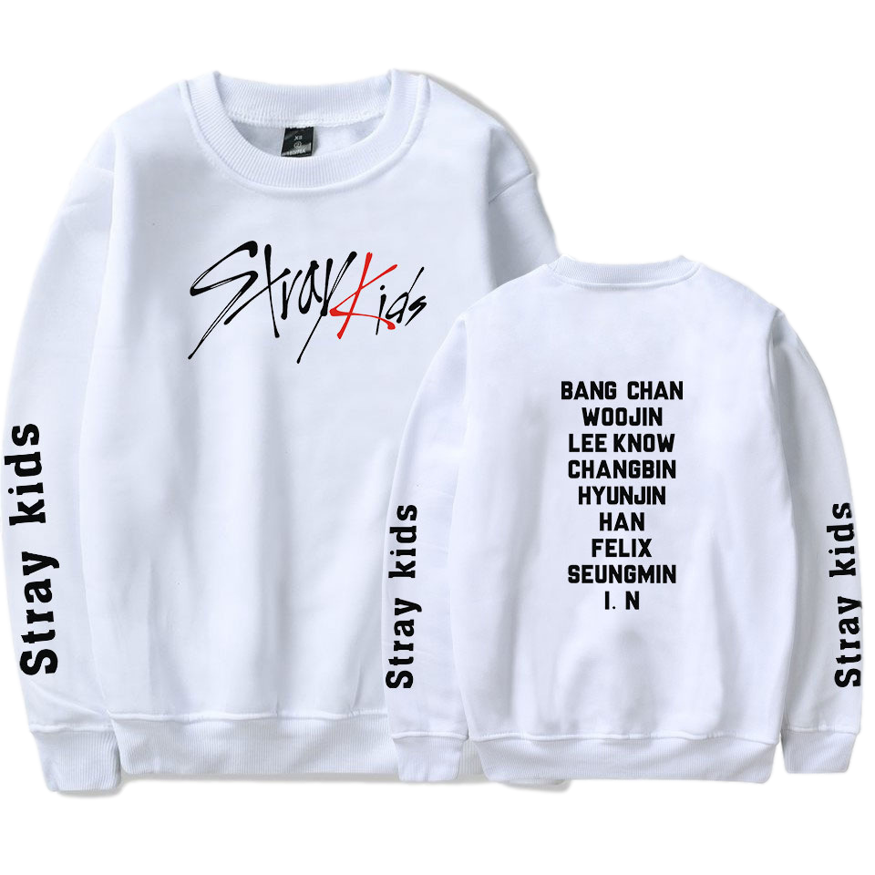 STRAY KIDS - Oversize Sweatshirt for STAY's - White / L - Rosé K-Shop