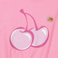KIRSH X POLAROID - Big Cherry Crop Sweatshirt - Rosé K-Shop