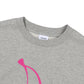 KIRSH X POLAROID - Big Cherry Crop Sweatshirt - Rosé K-Shop