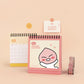 Kakao Friends 2023 Mini Desk Calendar 12 x 12cm - Rosé K-Shop