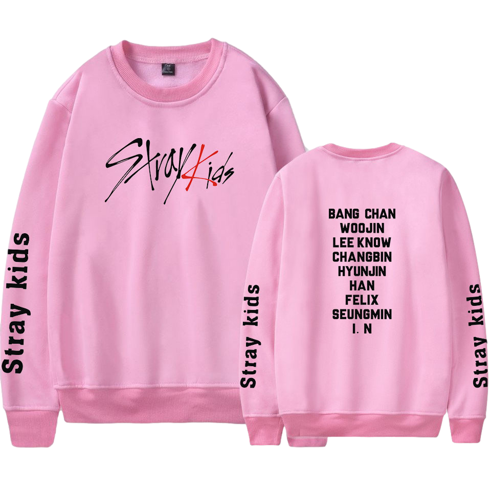 STRAY KIDS - Oversize Sweatshirt for STAY's - Pink / L - Rosé K-Shop