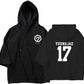 GOT7 Oversize Unisex Concert Hoodie - Jay B, Mark, Jackson, Jinyoung, Youngjae, BamBam and Yugyeom - YOUNGJAE - Black / L - Rosé K-Shop