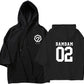 GOT7 Oversize Unisex Concert Hoodie - Jay B, Mark, Jackson, Jinyoung, Youngjae, BamBam and Yugyeom - BAMBAM - Black / L - Rosé K-Shop