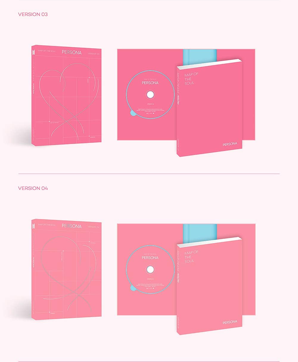 BTS - Map of the Soul: Persona (6th Mini Album, Random Version) - Rosé K-Shop