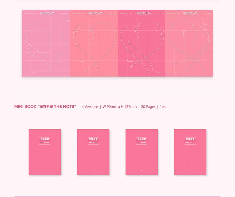 BTS - Map of the Soul: Persona (6th Mini Album, Random Version) - Rosé K-Shop