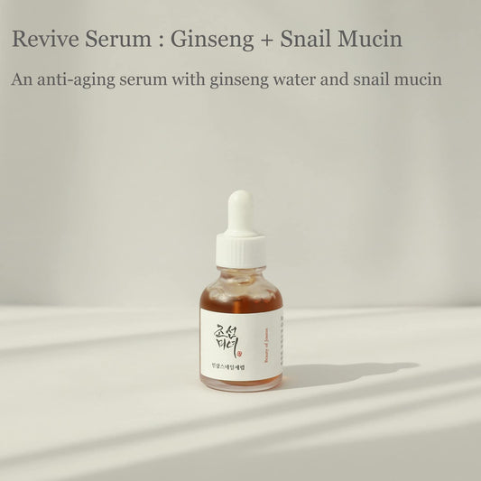 Beauty of Joseon | Revive Serum: Ginseng + Snail Mucin 30ml