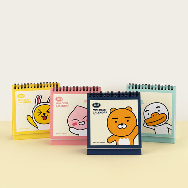 Kakao Friends 2023 Mini Desk Calendar 12 x 12cm - Rosé K-Shop