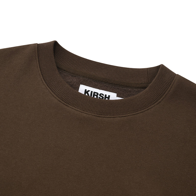 KIRSH Korea - Middle Cherry Half Sweatshirt - Rosé K-Shop