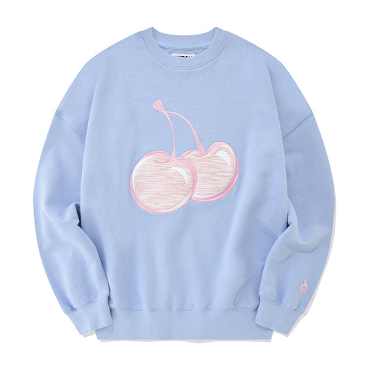 KIRSH Korea - Knit Big Cherry Sweatshirt - Rosé K-Shop