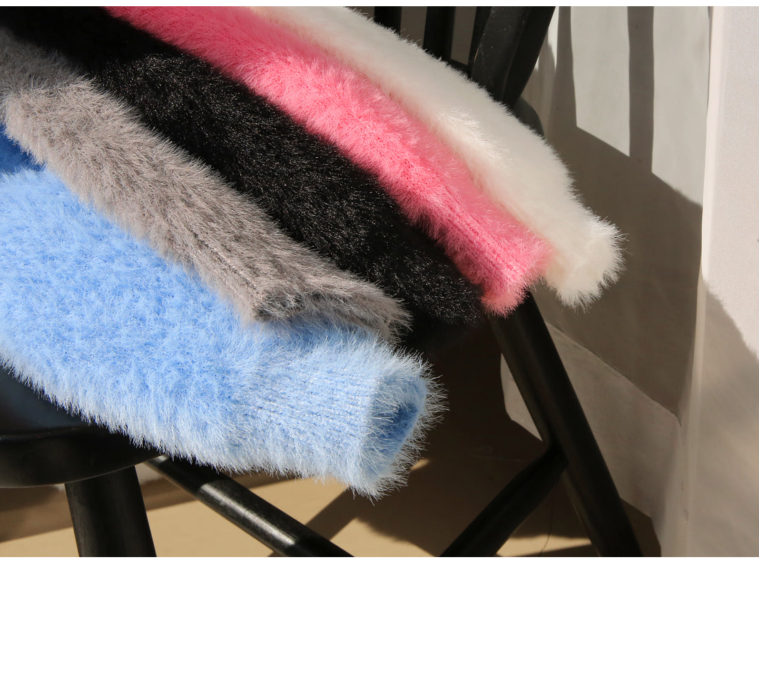 Common Unique - Button-Up Fuzzy Cardigan (BLACKPINK Jennie, Apink Bomi and Namjoo Wears) - Rosé K-Shop