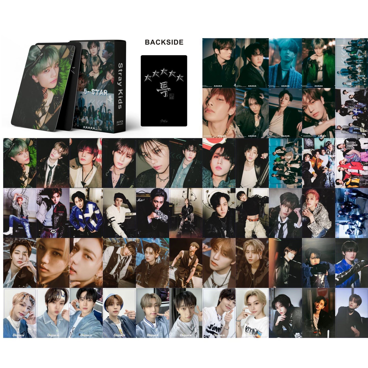 STRAY KIDS | ATE, Magic School, ROCK-STAR, 2024 Season's Greetings, ★★★★★ - 5-Star, MAXIDENT, NO EASY & ODDINARY Photo Card Sets (1 Box = 55 Cards! 🫶)